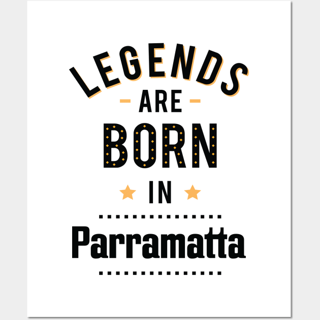 Legends Are Born In Parramatta Wall Art by ProjectX23Red